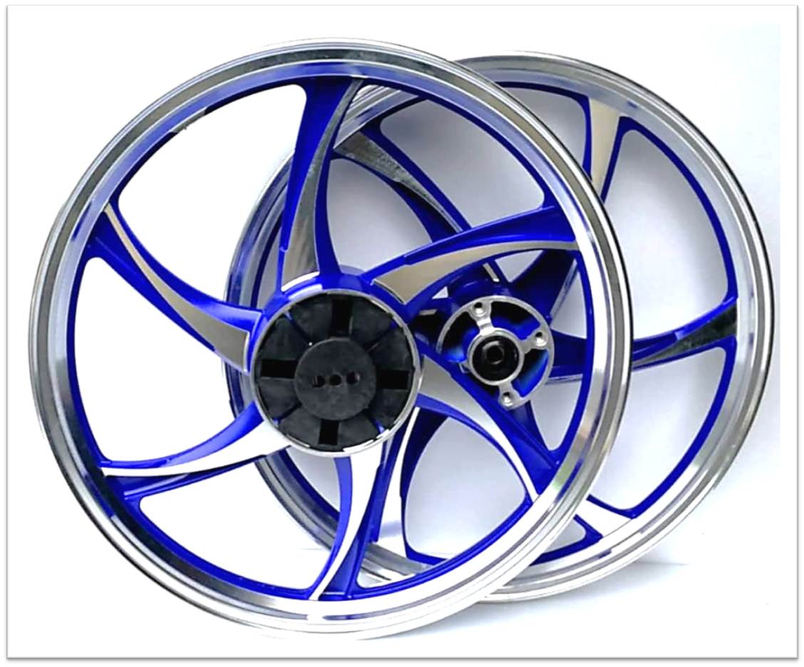 SCP Sport Rim 002 Wave 125 blue