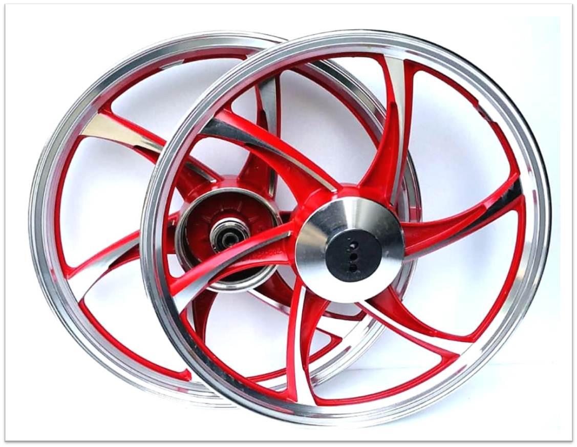SCP Sport Rim 002 Wave 125 red