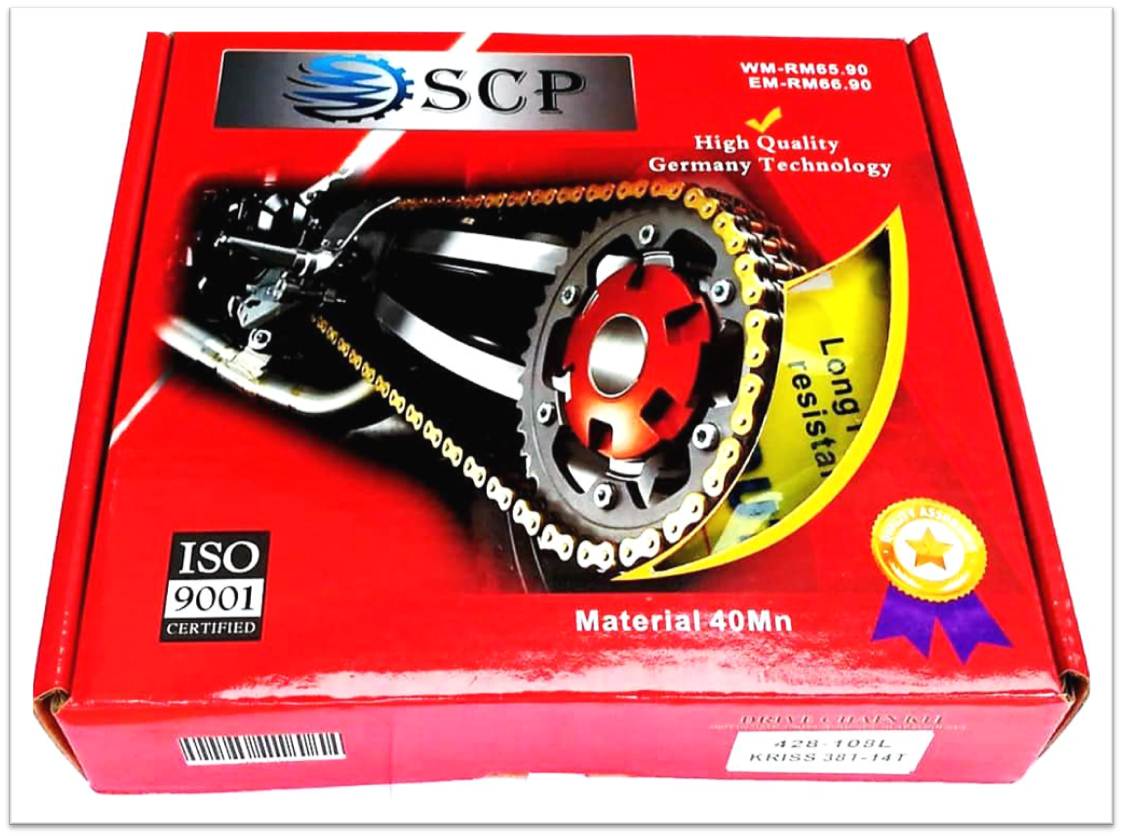 SCP Chain &amp; Sprocket Kit Kriss 38T/14T