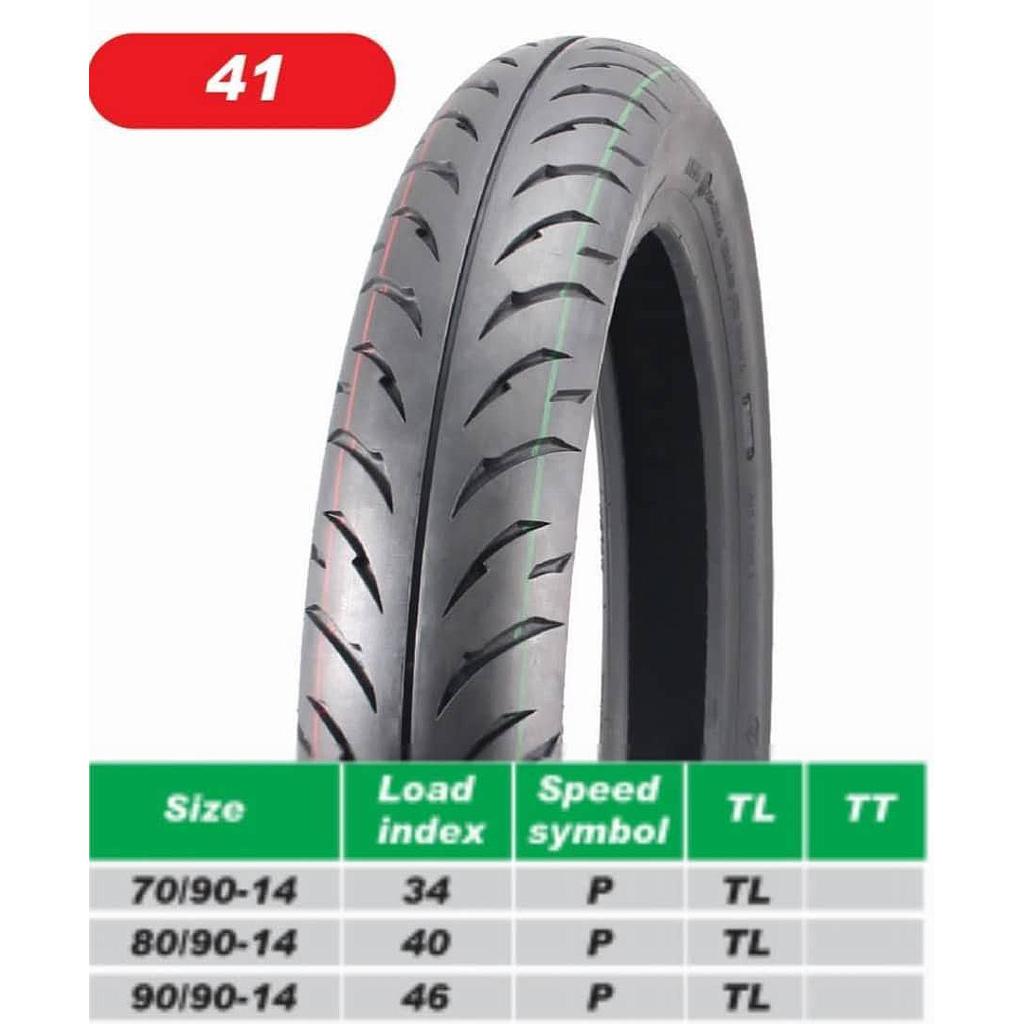 SCP Tubeless Tyre TL41