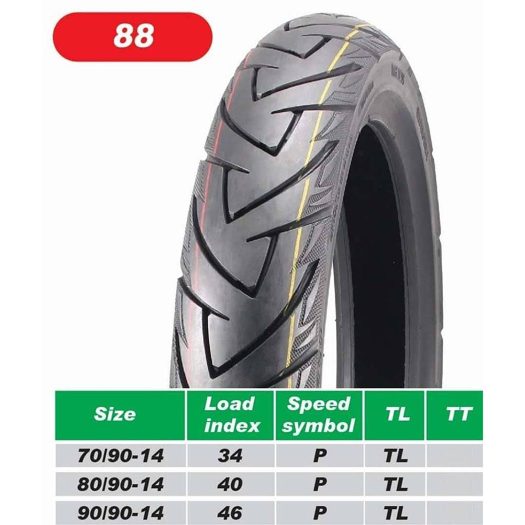 SCP Tubeless Tyre TL88