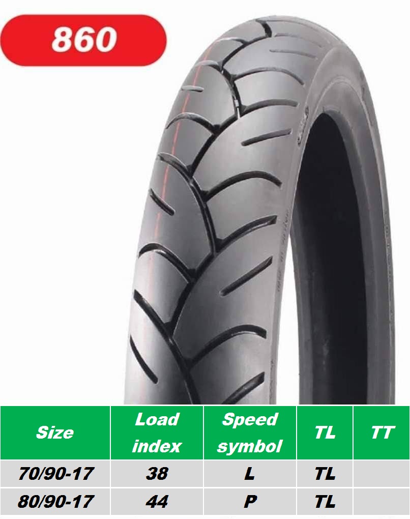 SCP Tubeless Tyre TL860