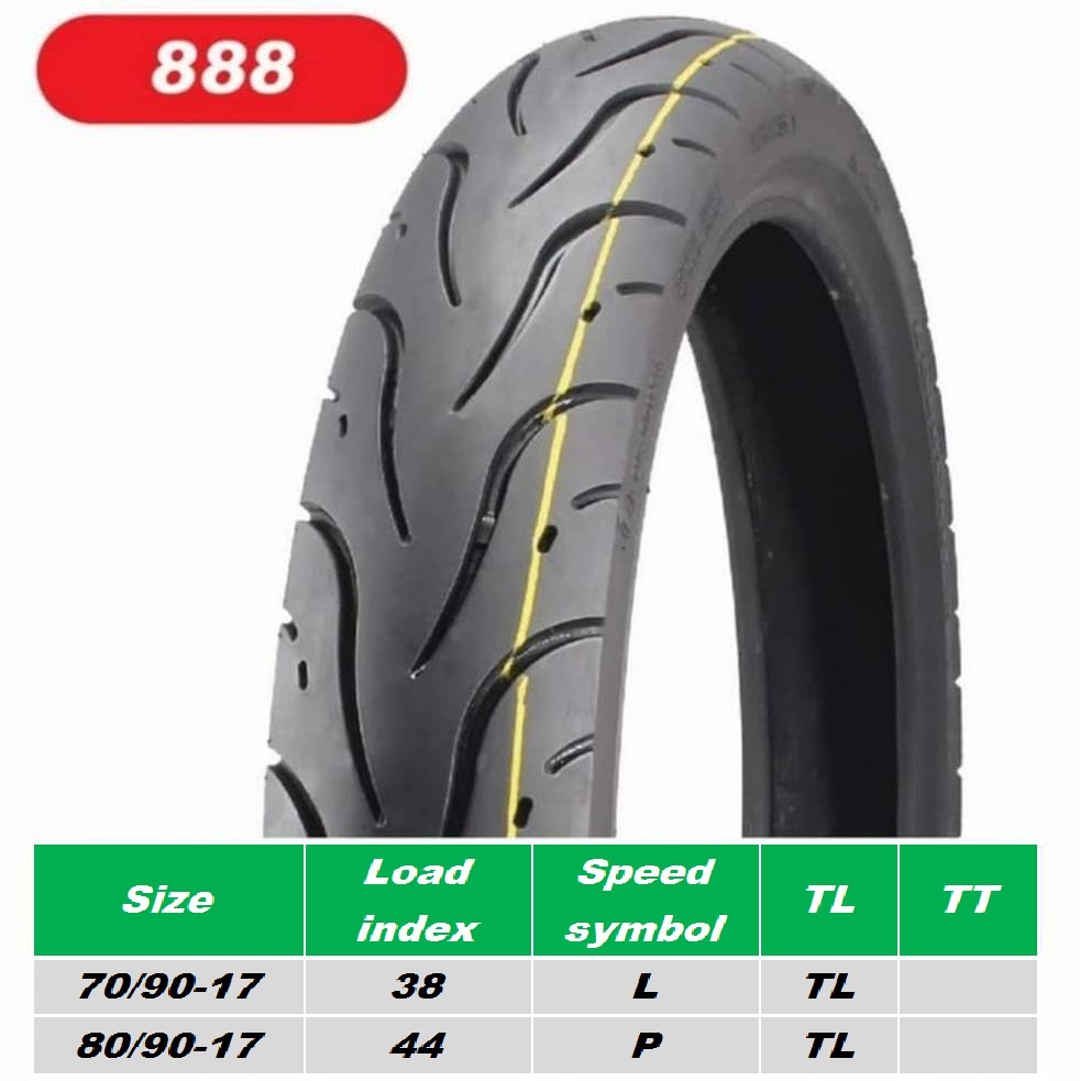 SCP Tubeless Tyre TL888
