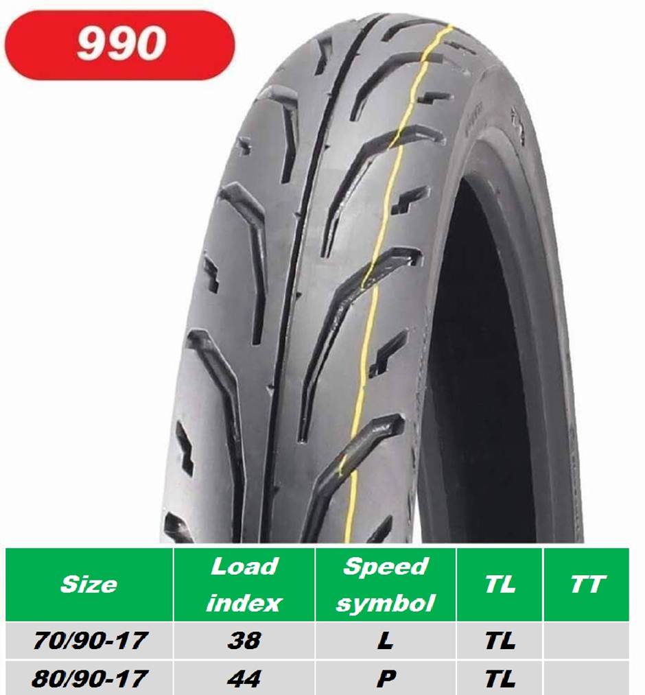 SCP Tubeless Tyre TL990